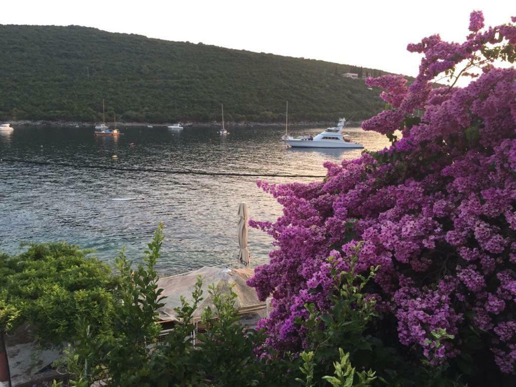 Waterfront Townhouse Sunset View With Garage Apartman Bigovo Kültér fotó